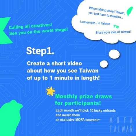 FindingTAIWAN International Short Film Contest information card step 1