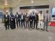 圖說：索馬利蘭國家選舉委員會主席游慕薩（Musa Hassan Yousuf）（左五）率團訪台，外交部亞西及非洲司代理副司長陳啟嘉（右四）前往機場歡迎。