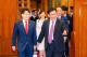 圖說一：外交部長林佳龍（右）歡迎「日本參議院TY會台灣訪問團」團長瀧波宏文參議員（左）一行。
