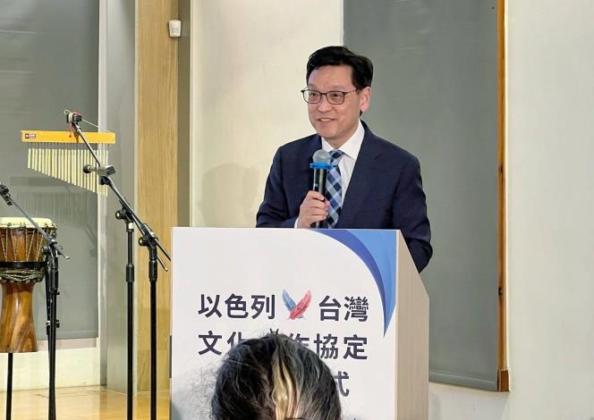 圖說一：外交部主任秘書唐殿文致詞。