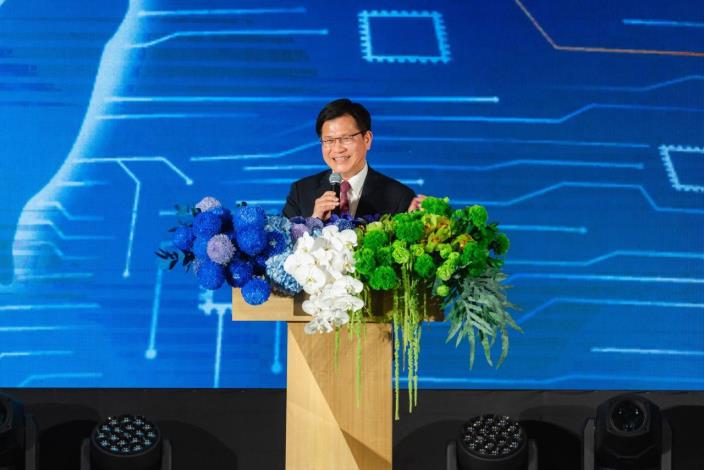 圖說三：外交部長林佳龍致詞，感謝駐台使節對我國的支持。
