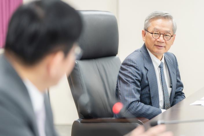 圖說二：國科會主委吳誠文與外交部長林佳龍研商共同推動科技外交。