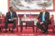圖說二：索馬利蘭共和國外交暨國際合作部長巴卡曼（H.E. Abdirahman Dahir Adam，左）與外交部政務次長吳志中（右）晤談。