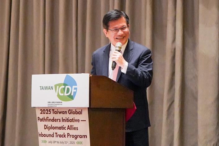 圖說一：外交部長林佳龍致詞。