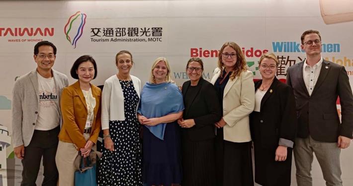 圖說：「台瑞典國會議員協會」跨黨派訪問團抵台訪問。