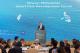 圖說一：外交部政務次長陳明祺在「臺菲智慧港務論壇」迎賓晚宴開幕致詞。
