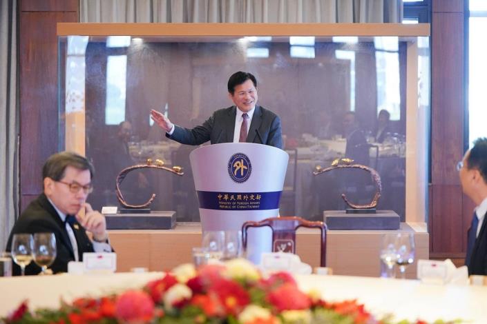 圖說一：外交部長林佳龍致開場詞。