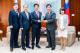 圖說三:外交部長林佳龍與加藤勝信眾議員一行合影。