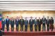 圖說四:出席貴賓合照(左起:公眾會副執行長陳怡君、執行長蕭光偉、常務次長葛葆萱、前部長黃志芳董事長、前部長陳唐山董事長、國史館長陳儀深、外交部長林佳龍、前部長錢復董事長、前部長李大維董事長、政務次長吳志中、主任秘書甄國清、國史館處長歐素瑛)。