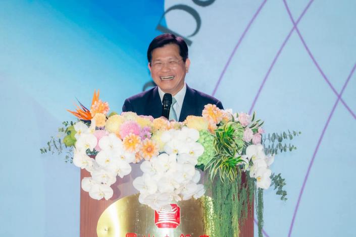 圖說二：外交部長林佳龍致詞，感謝駐台使節對我國的支持。