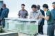 圖說三:總統特使林佳龍視察台史合作「水產養殖研究與生產中心」大規模魚苗培養技術。