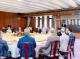 圖說三：外交部長林佳龍款宴德國國會友台小組跨黨派議員訪問團。