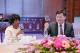 圖說三:傅晞眾議員(Valerie Foushee,左)及外交部長林佳龍(右)舉杯致意。