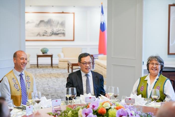 圖說一：外交部政務次長陳明祺致歡迎詞。