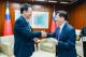 外交部長林佳龍接見日本國民民主黨選舉對策委員長村岡敏英眾議員一行