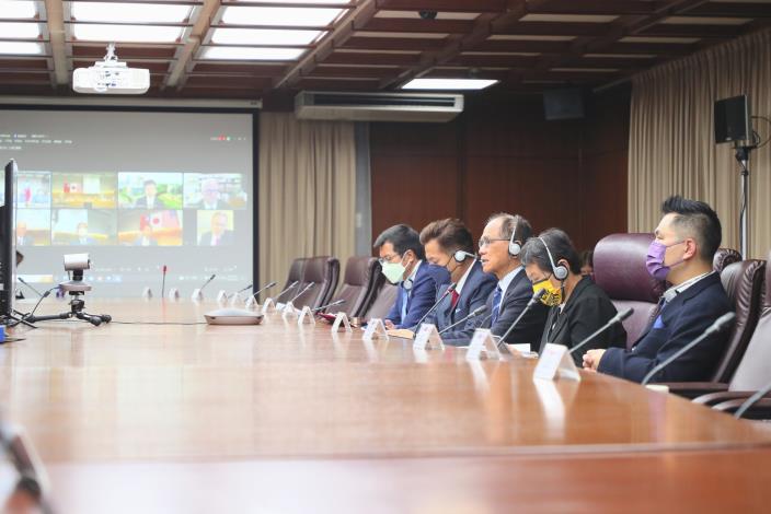 圖說一：立法院游院長錫堃率各黨派委員出席第二屆「台美日國會議員戰略論壇」。