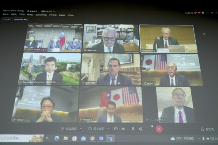 圖說三：日本國會「日華議員懇談會」古屋圭司會長（上排右方）致詞。