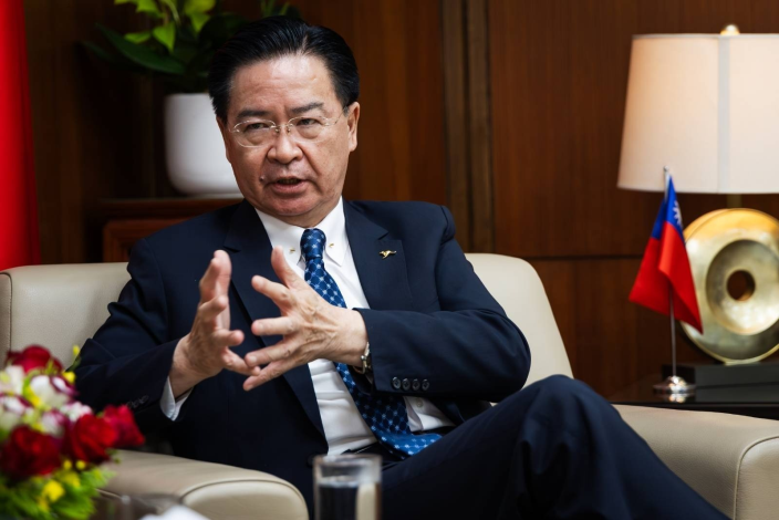 圖說二：外交部長吳釗燮在專訪中提及台灣珍視與澳洲之友好關係。