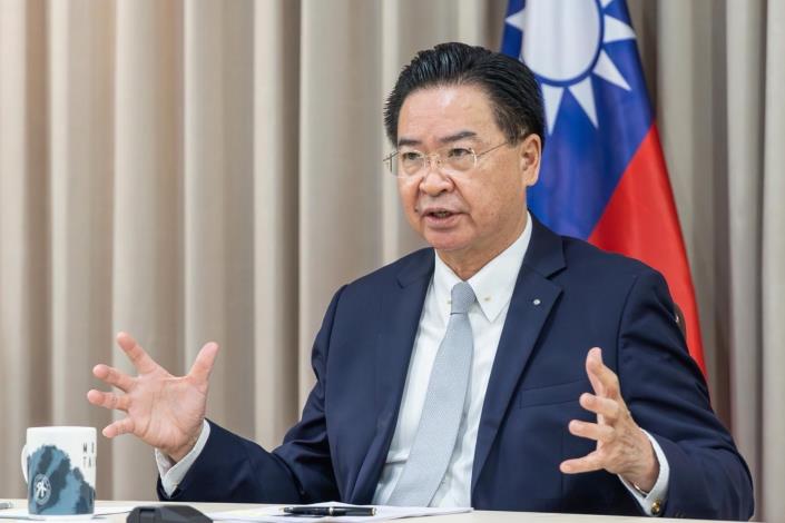 圖說二：外交部長吳釗燮在專訪中呼籲紐西蘭支持台灣加入CPTPP。