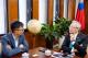 圖說一：外交部政務次長吳志中接受《反攻》（Counteroffensive）雜誌專訪，呼籲全球民主國家重視台灣是國際合作中重要的平等夥伴。