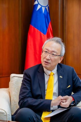 圖說二：外交部政務次長吳志中表示台灣樂見日本在印太地區扮演更重要角色。