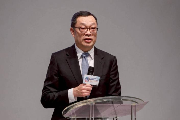 圖說一：外交部政務次長陳明祺致詞。