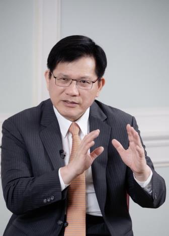 圖說一：外交部長林佳龍接受「彭博電視」（Bloomberg TV）專訪，強調台灣堅信美國對印太區域，尤其是第一島鏈的安全承諾。