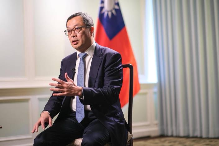 圖說二：外交部政務次長陳明祺表示，台灣將推動能源來源多元化，並增加自美國採購液化天然氣。