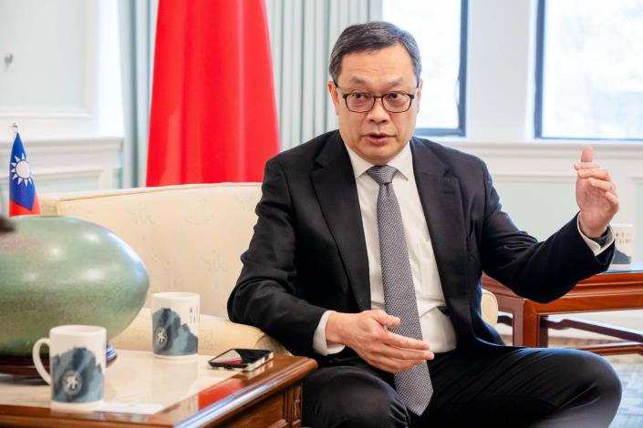 圖說二：外交部政務次長陳明祺表示，台灣與美國《國家安全戰略》利益一致，且美國對台展現明確支持。