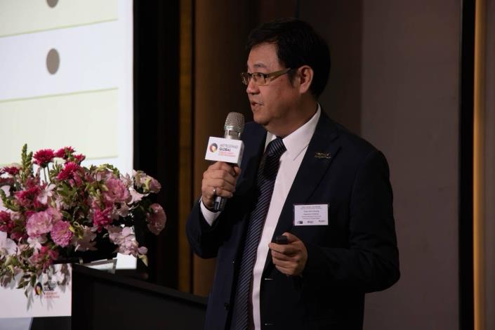 圖說一：外交部無人機外交小組執行長江振瑋受邀擔任主講人。