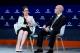 Representative to the US Hsiao and ASPI Vice President Russel engage in a dialogue during a side event at the Concordia Annual Summit.