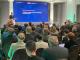2.Minister Wu speaks at the opening of the Future of Democracy forum in Lithuania.