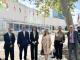 (From left) Permanent representatives of Taiwan’s diplomatic allies to the UN—John Silk of the Marshall Islands, Tapugao Falefou of Tuvalu, Ilana Seid of Palau, Carla María Rodríguez Mancia of Guatemala, Inga Rhonda King of Saint Vincent and the Grenadines, and Carlos Fuller of Belize—speak with reporters outside UN headquarters after presenting a joint letter in support of Taiwan.