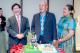 1. Minister Lin celebrates Prime Minister Teo’s birthday. (From left) Minister Lin, Prime Minister Teo, and Madame Teo