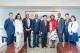 3. Minister Lin (center), President Reynolds (fourth right), Speaker Francis (fourth left), and other members of the delegation pose for a photo