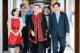 1. Minister Lin (front right) and Mrs. Lin (front left) welcome First Lady Peinado (center) and her delegation