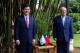 3. Minister Lin (left) and Foreign Minister Martínez (right) pose for a picture in front of bamboo planted at the Ministry of Foreign Affairs office buildin