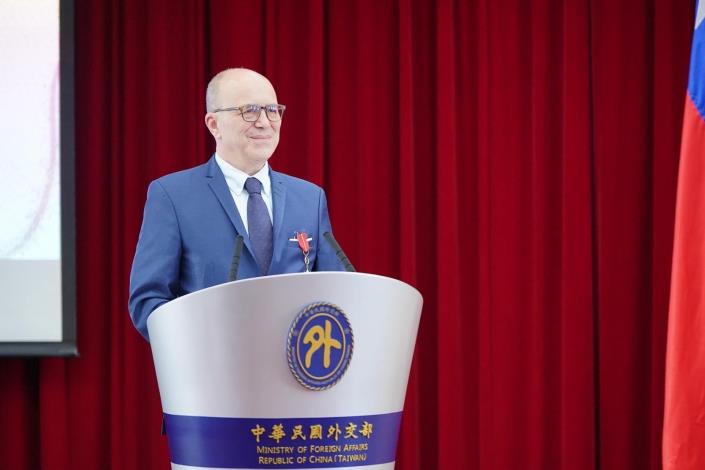 2. Mr. Gattolin delivers his remarks.