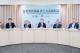 1. Deputy Foreign Minister Lee (center), US Deputy Assistant Secretary of State Dawson (second left), Deputy Education Minister Lio (second right), OCAC Vice Minister Leu (right), and NDC Deputy Minister Shih (left) during the high-level dialogue on the Taiwan-US Education Initiative.