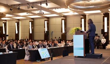 中華民國蔡總統英文為2023年凱達格蘭論壇開幕式致詞。