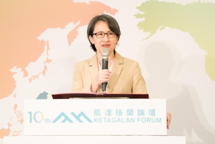 06圖說六：蕭美琴副總統蒞臨「凱達格蘭論壇：2026印太安全對話」主持午宴暨專題演講並致詞。