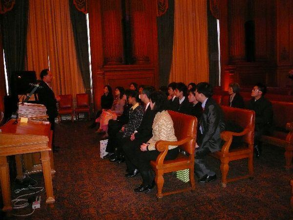 第五屆外交小尖兵團參訪舊金山市議會(二)