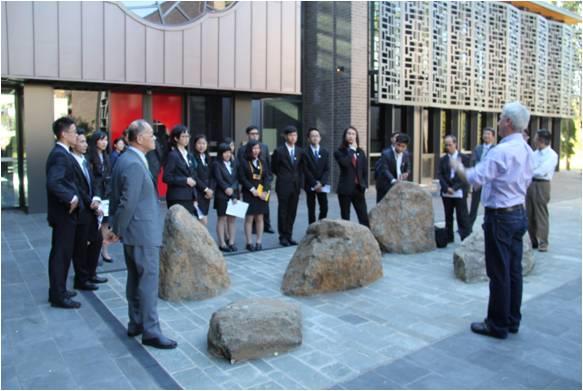 訪團於坎培拉參訪澳洲國立大學中華全球研究中心（104.02.06）