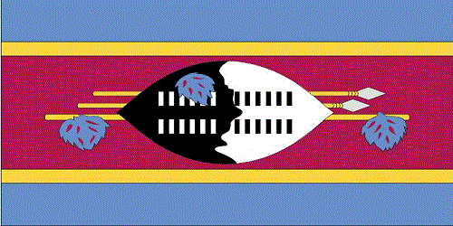 史瓦帝尼（原「史瓦濟蘭」）國旗